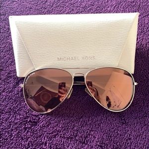 Michael Kors Aviator Sunglasses